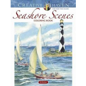 Creative Haven Seashore Scenes Coloring Book 