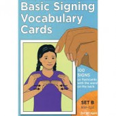 Basic Sign Vocabulary Cards B