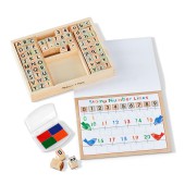 Deluxe Wooden ABCs and 123s Stamp Set - Melissa and Doug